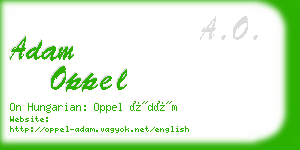 adam oppel business card